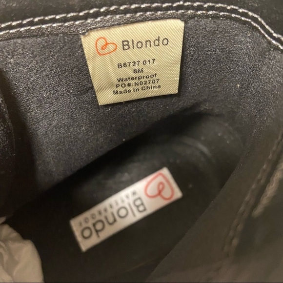 NWT Blondo Camila Leather Boots Size 8 - Picture 4 of 13